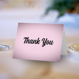 Cartão De Agradecimento Vignette Rosa Obrigado Casamento