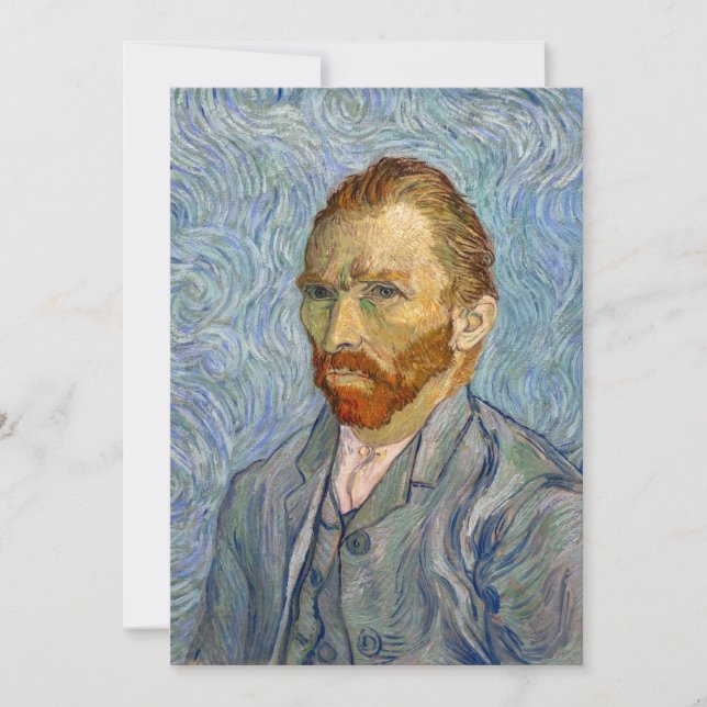 Cartão De Agradecimento Vincent Van Gogh - Autorretrato (Frente)