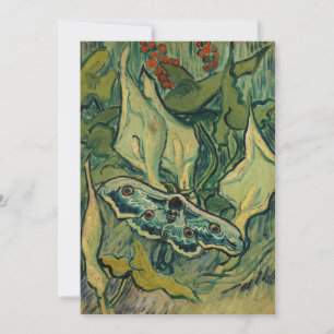 Cartão De Agradecimento Vincent van Gogh - Grande Mariposa Pavão