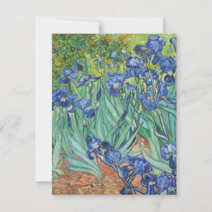 Cartão De Agradecimento Vincent Van Gogh - Íris 1889