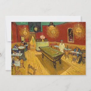 Cartão De Agradecimento Vincent van Gogh - O Café da Noite