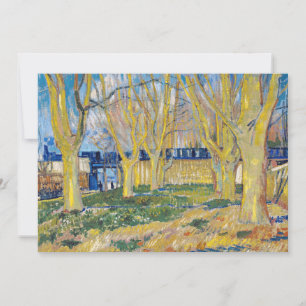 Cartão De Agradecimento Vincent van Gogh - O Trem Azul