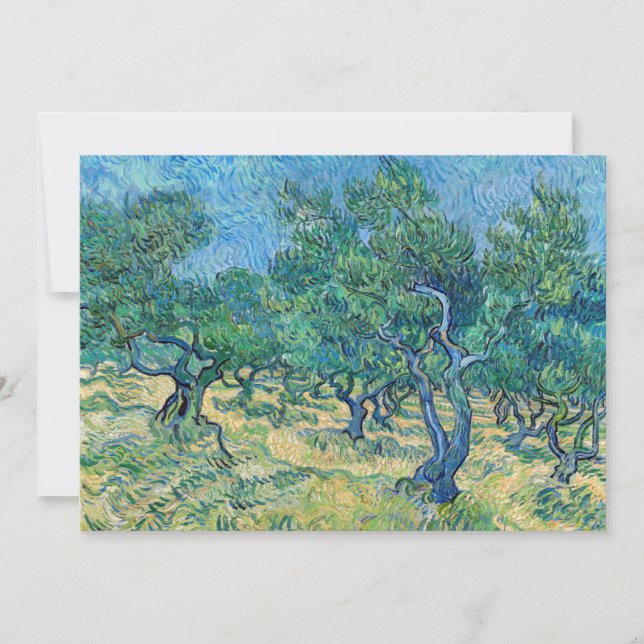 Cartão De Agradecimento Vincent van Gogh - Olive Grove (Frente)