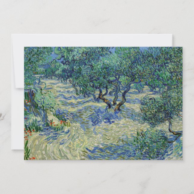 Cartão De Agradecimento Vincent van Gogh - Olive Orchard (Frente)