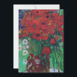 Cartão De Agradecimento Vincent Van Gogh - Papa Vermelho e margaridas<br><div class="desc">Vincent Van Gogh - Papa Vermelho e margaridas</div>