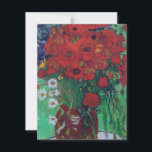 Cartão De Agradecimento Vincent Van Gogh - Papa Vermelho e margaridas<br><div class="desc">Vincent Van Gogh - Papa Vermelho e margaridas</div>