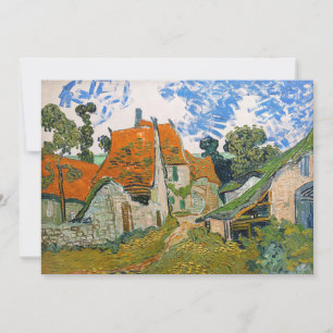 Cartão De Agradecimento Vincent van Gogh - Rua em Auvers-sur-Oise
