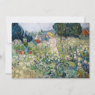 Cartão De Agradecimento Vincent van Gogh - Senhorita Gachet em seu Jardim