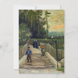 Cartão De Agradecimento Vincent van Gogh - Traçado em Montmartre