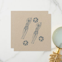 Vintage Artística Snychro Swimmers Ilustração