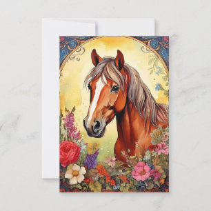 Cartão De Agradecimento Vintage Colt