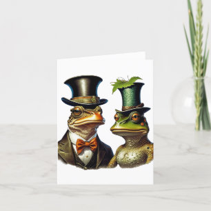 Cartão De Agradecimento Vintage Cottagecore, Casal vitoriano e cômoda