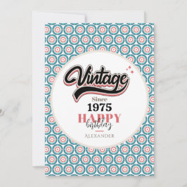 Cartão De Agradecimento Vintage desde - 1975