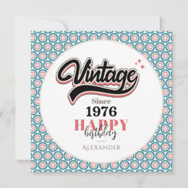 Cartão De Agradecimento Vintage desde - 1976