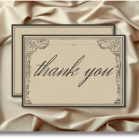 Vintage Gothic Medieval Line Border Weding