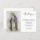 Cartão De Agradecimento Virgem Católica Religiosa Mary Condolence (Frente/Verso)