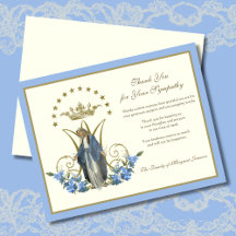 Virgem Católica Religiosa Mary Floral Elegante