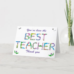 Cartão De Agradecimento Você.