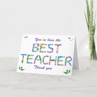 Cartão De Agradecimento Você.