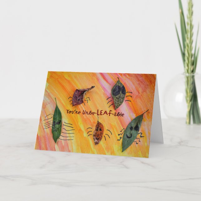 Cartão De Agradecimento Você é IncríVEL - Arte Infantil para o CHOC (Frente)