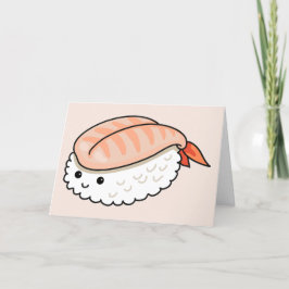 Cartão De Agradecimento Você é meu trocadilho de sushi.