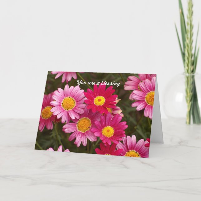 Cartão De Agradecimento Você é uma bênção (Frente)