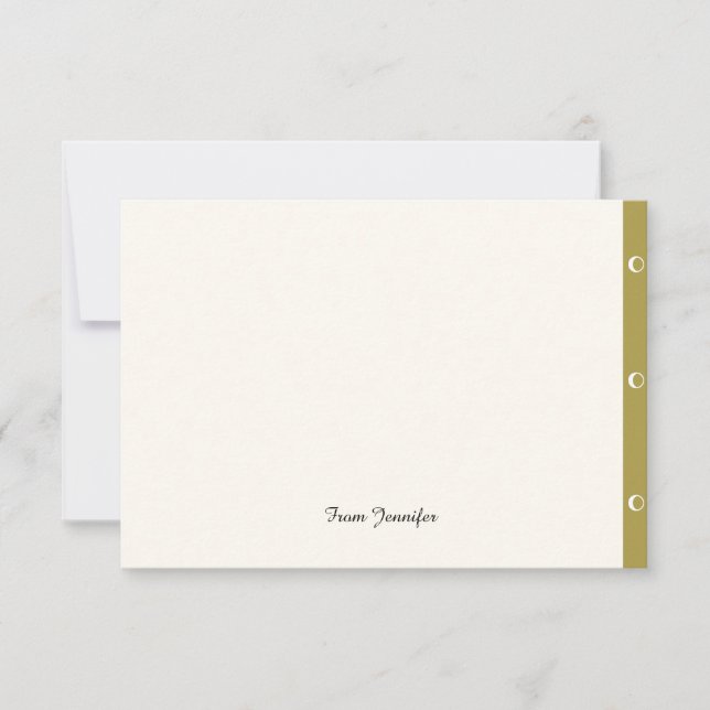 Cartão De Agradecimento Você pode personalizar  (Frente)