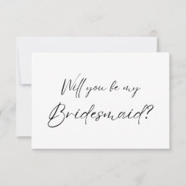 Cartão De Agradecimento Você será minha Dama de Honra? Proposta 