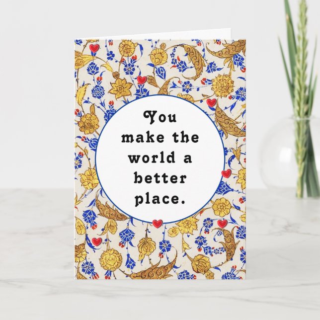 Cartão De Agradecimento Volunteer (Frente)