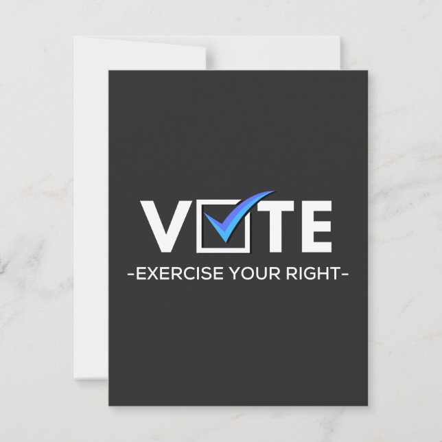 Cartão De Agradecimento Vote (It Matters) (Frente)