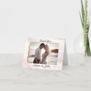 Cartão De Agradecimento Wabi Sabi Watercolor Kanji Foto Salva a Data