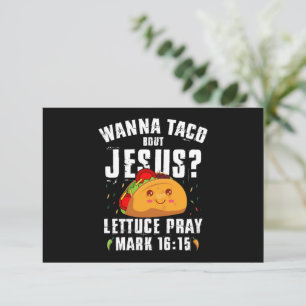 Cartão De Agradecimento Wanna Taco Bout Jesus Cinco de Mayo Christian