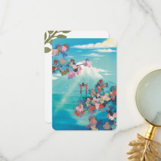 Cartão De Agradecimento Warm Wishes Countryside Postcard