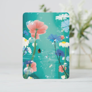 Cartão De Agradecimento Warm Wishes Countryside Postcard