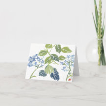 Watercolor Hydrangea Notecard