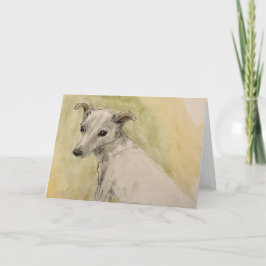 Cartão De Agradecimento Watercolor of Chihuahua on Greeting Card