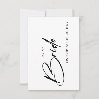 Cartão De Agradecimento Wedding Card for Your Bride or Groom 