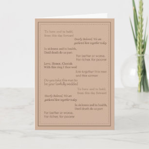 Cartão De Agradecimento Wedding Officiant Thank You Card