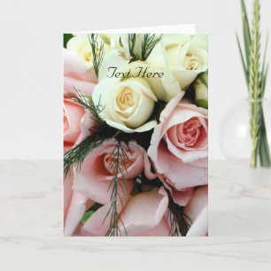 Cartão De Agradecimento Wedding Roses Card
