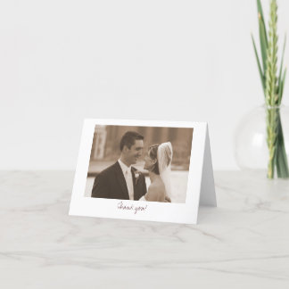 Cartão De Agradecimento Wedding (Thank you!)