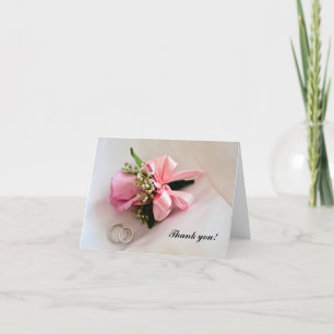 Cartão De Agradecimento Wedding thank you card