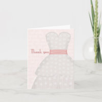 Wedding Thank You Note Card