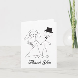 Cartão De Agradecimento Wedding Thank You Notecard Bridal Wedding Thanks