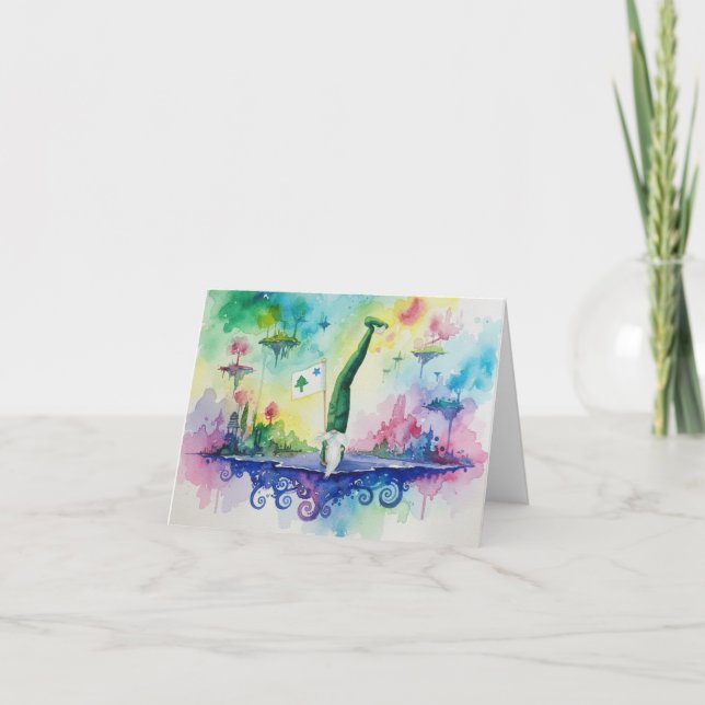 Cartão De Agradecimento Welcome Home (Frente)