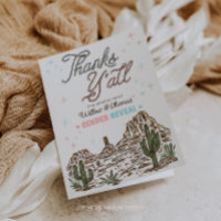 Western Gender Reveable Cowboy ou Cowgirl