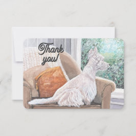 Cartão De Agradecimento Westin Olhando uma janela