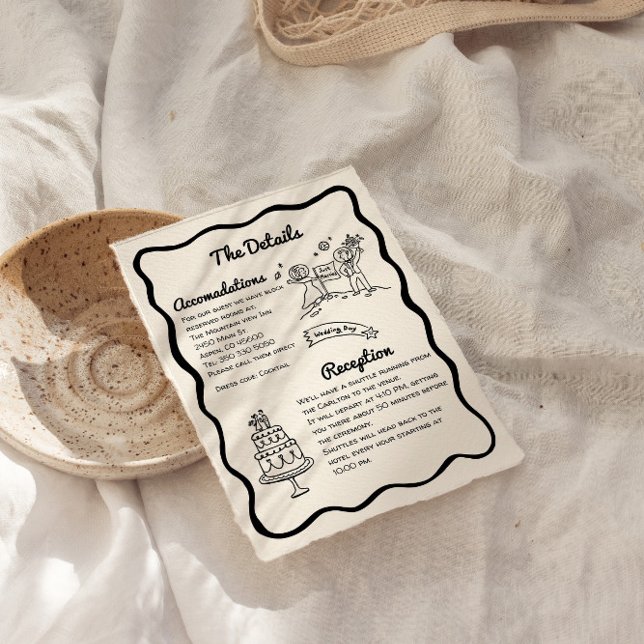 Cartão De Agradecimento Whimsical cosmic space The details Enclosure Card (Cosmic space whimsical wedding details card)