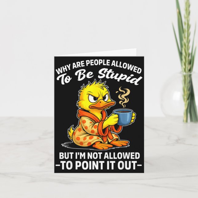 Cartão De Agradecimento Why Are People Allowed To Be Stud But I'm Not Allo (Frente)