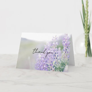 Cartão de Agradecimento Wild Lupine
