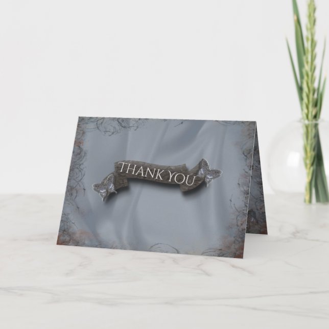 Cartão De Agradecimento Wild Tundora Obrigado (Frente)